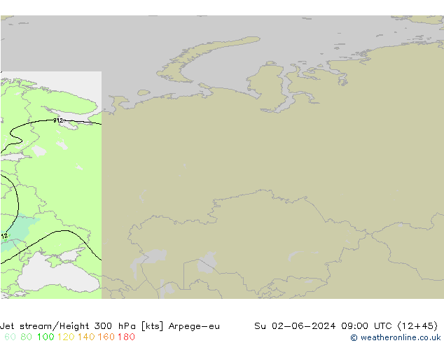 Prąd strumieniowy Arpege-eu nie. 02.06.2024 09 UTC