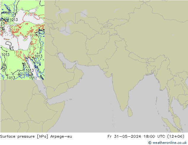 Yer basıncı Arpege-eu Cu 31.05.2024 18 UTC