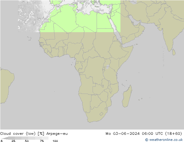 Bulutlar (düşük) Arpege-eu Pzt 03.06.2024 06 UTC