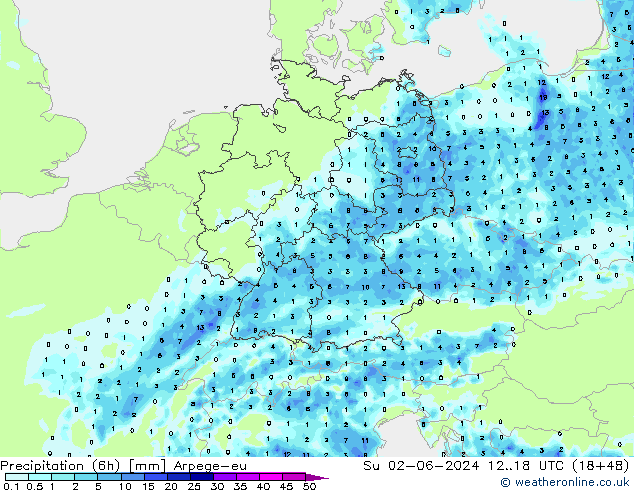  (6h) Arpege-eu  02.06.2024 18 UTC