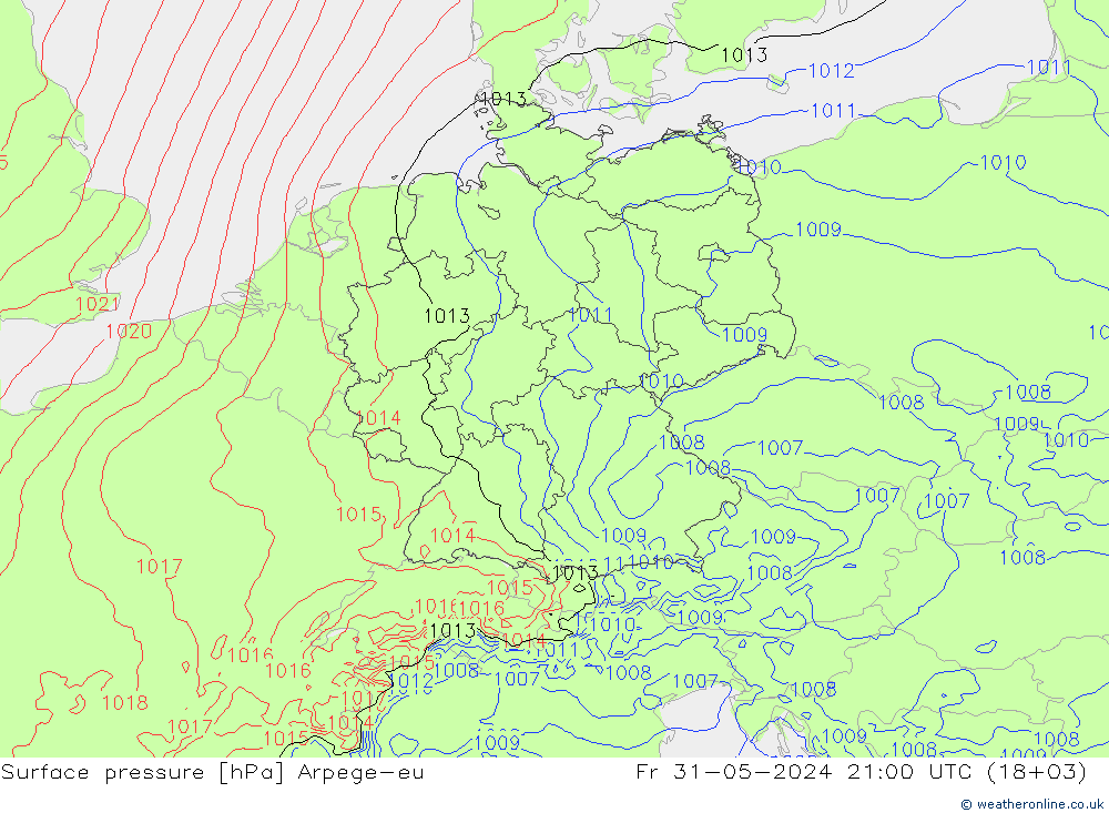 pressão do solo Arpege-eu Sex 31.05.2024 21 UTC