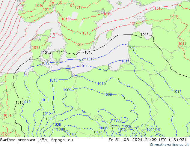 ciśnienie Arpege-eu pt. 31.05.2024 21 UTC