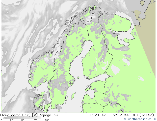 云 (低) Arpege-eu 星期五 31.05.2024 21 UTC