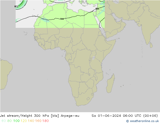 Prąd strumieniowy Arpege-eu so. 01.06.2024 06 UTC