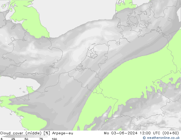 Nubi medie Arpege-eu lun 03.06.2024 12 UTC