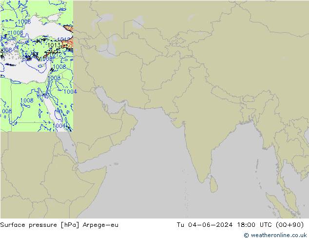 ciśnienie Arpege-eu wto. 04.06.2024 18 UTC