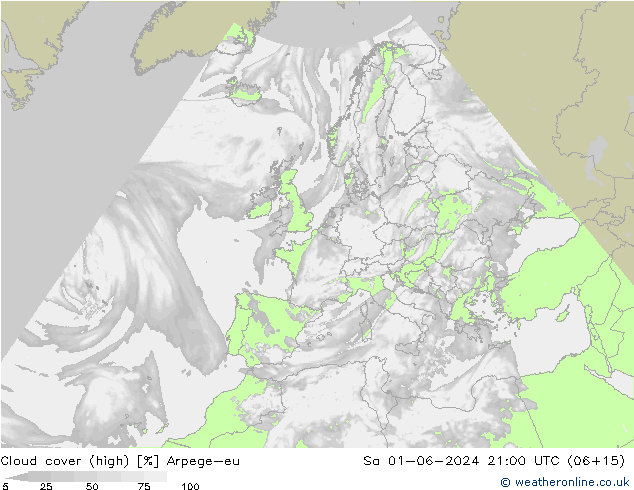 vysoký oblak Arpege-eu So 01.06.2024 21 UTC