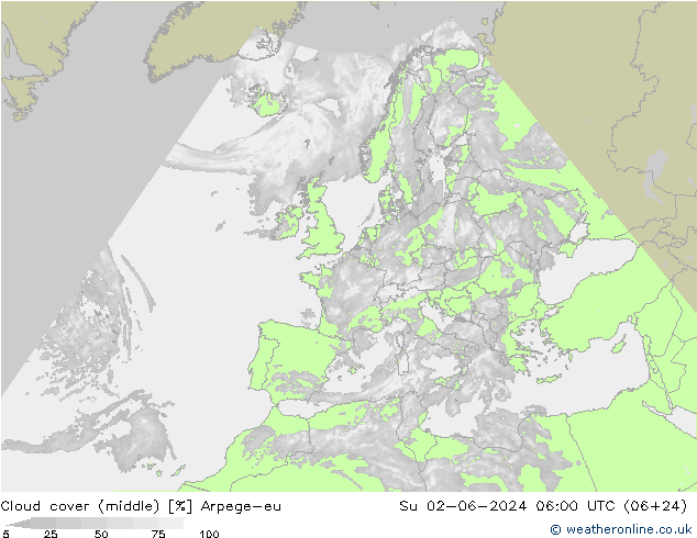 云 (中) Arpege-eu 星期日 02.06.2024 06 UTC