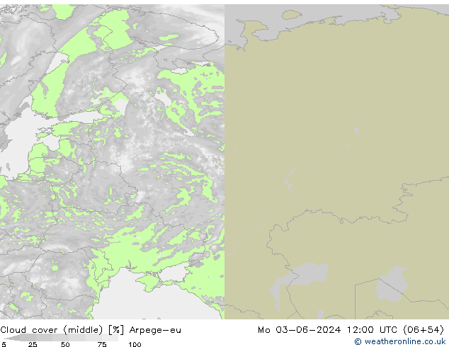 Bulutlar (orta) Arpege-eu Pzt 03.06.2024 12 UTC