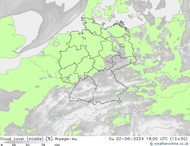 Nubi medie Arpege-eu dom 02.06.2024 18 UTC