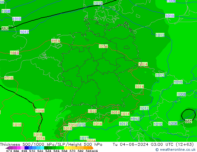 Thck 500-1000hPa Arpege-eu Út 04.06.2024 03 UTC