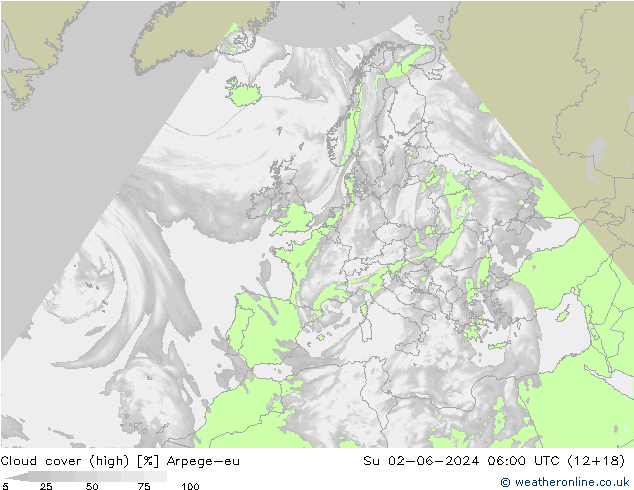 云 (中) Arpege-eu 星期日 02.06.2024 06 UTC