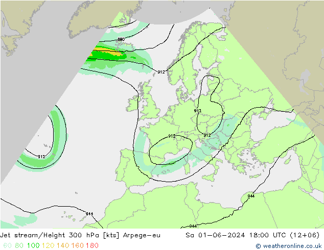 高速氣流 Arpege-eu 星期六 01.06.2024 18 UTC