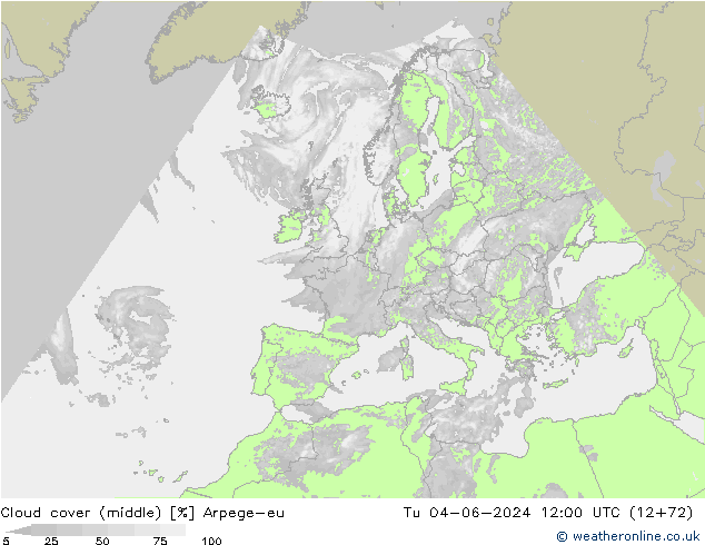 Nubi medie Arpege-eu mar 04.06.2024 12 UTC