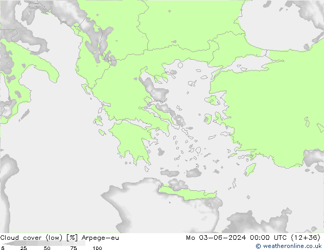 Nubi basse Arpege-eu lun 03.06.2024 00 UTC