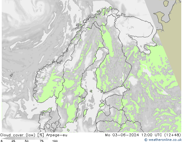 Nuages (bas) Arpege-eu lun 03.06.2024 12 UTC