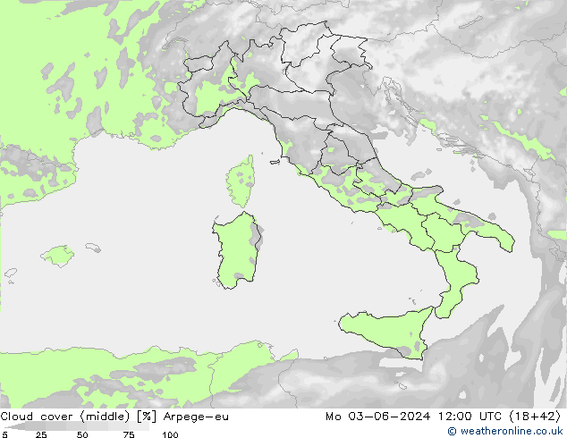 Nubi medie Arpege-eu lun 03.06.2024 12 UTC