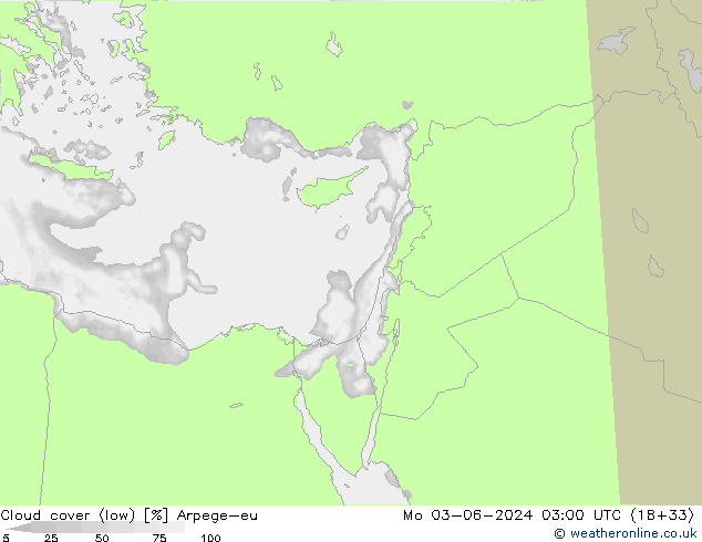 Bulutlar (düşük) Arpege-eu Pzt 03.06.2024 03 UTC