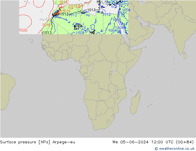 ciśnienie Arpege-eu śro. 05.06.2024 12 UTC