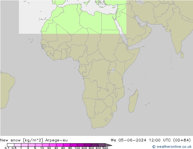 yeni kar Arpege-eu Çar 05.06.2024 12 UTC