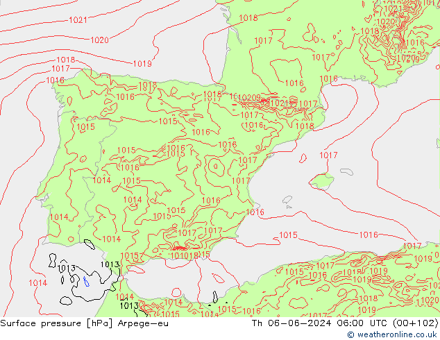      Arpege-eu  06.06.2024 06 UTC