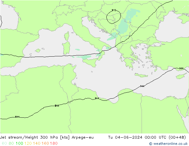 Corrente a getto Arpege-eu mar 04.06.2024 00 UTC