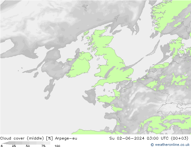 Nubi medie Arpege-eu dom 02.06.2024 03 UTC