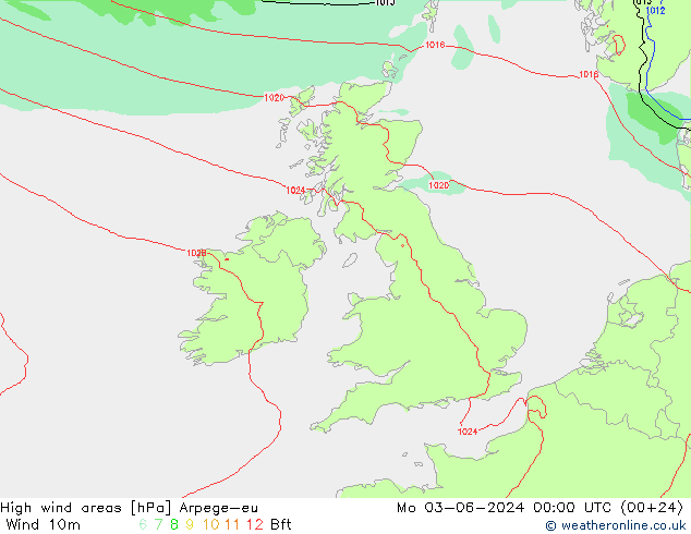 Izotacha Arpege-eu pon. 03.06.2024 00 UTC