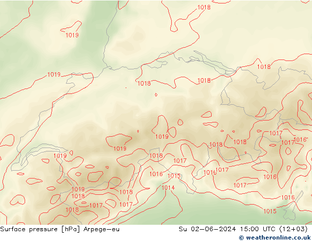ciśnienie Arpege-eu nie. 02.06.2024 15 UTC