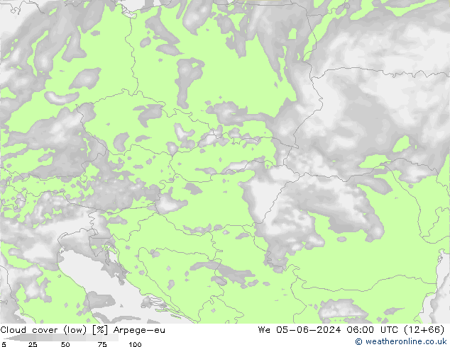 nízká oblaka Arpege-eu St 05.06.2024 06 UTC