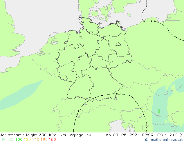 Corrente a getto Arpege-eu lun 03.06.2024 09 UTC