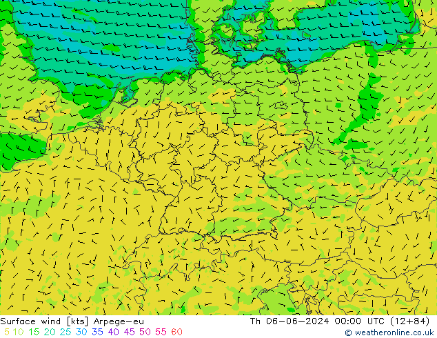 Bodenwind Arpege-eu Do 06.06.2024 00 UTC