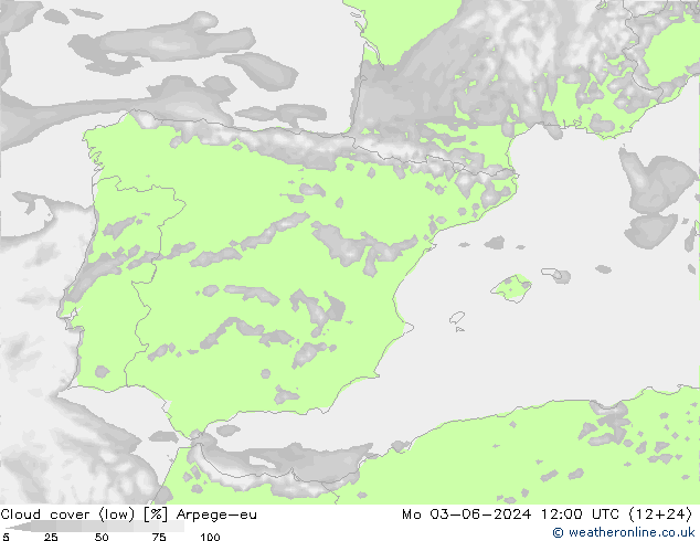 nuvens (baixo) Arpege-eu Seg 03.06.2024 12 UTC