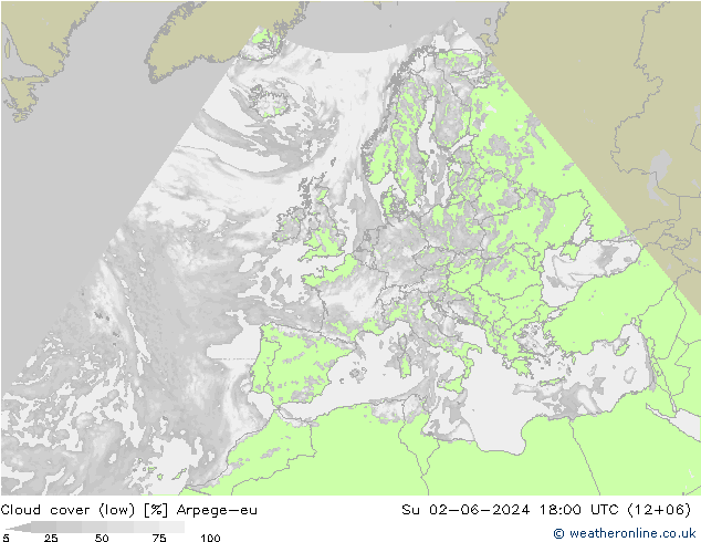 Nubi basse Arpege-eu dom 02.06.2024 18 UTC