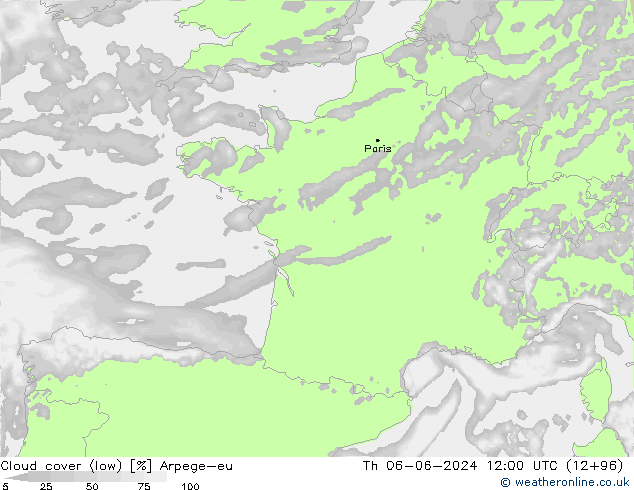 Wolken (tief) Arpege-eu Do 06.06.2024 12 UTC