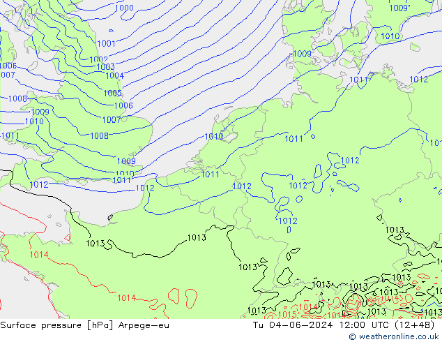 ciśnienie Arpege-eu wto. 04.06.2024 12 UTC