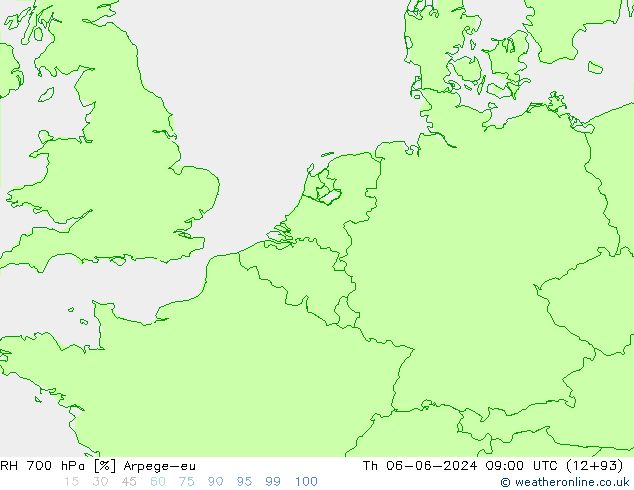 RV 700 hPa Arpege-eu do 06.06.2024 09 UTC