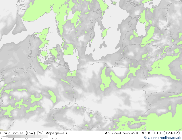 Nubes bajas Arpege-eu lun 03.06.2024 00 UTC