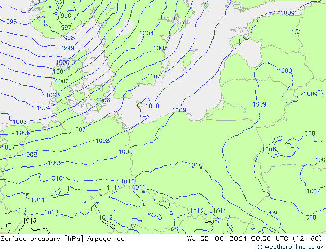 ciśnienie Arpege-eu śro. 05.06.2024 00 UTC