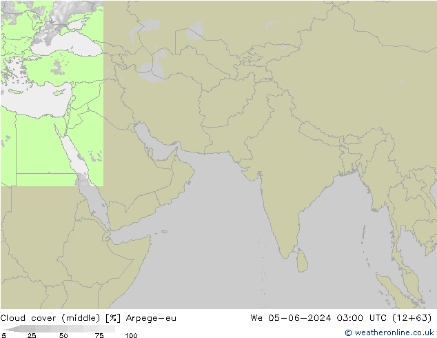 Bewolking (Middelb.) Arpege-eu wo 05.06.2024 03 UTC