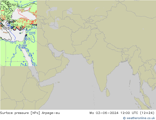 Luchtdruk (Grond) Arpege-eu ma 03.06.2024 12 UTC