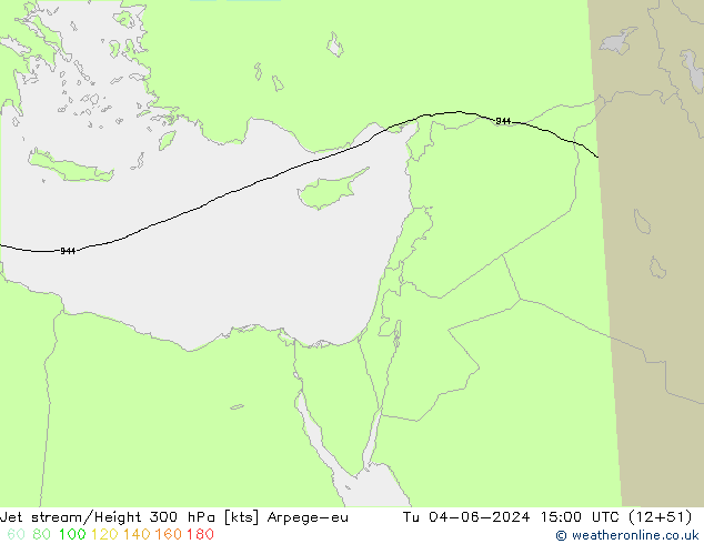 Prąd strumieniowy Arpege-eu wto. 04.06.2024 15 UTC