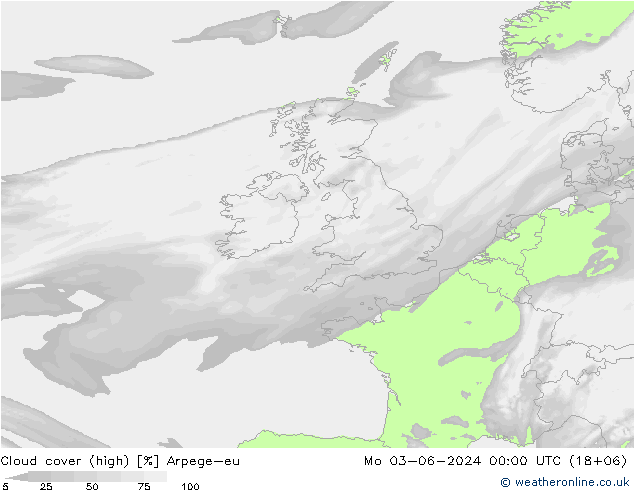 Nubes altas Arpege-eu lun 03.06.2024 00 UTC