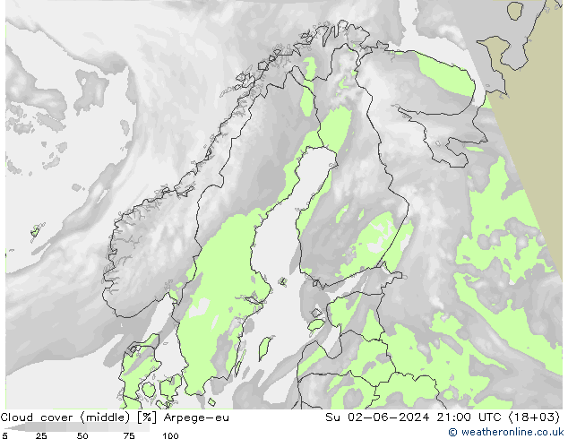 云 (中) Arpege-eu 星期日 02.06.2024 21 UTC