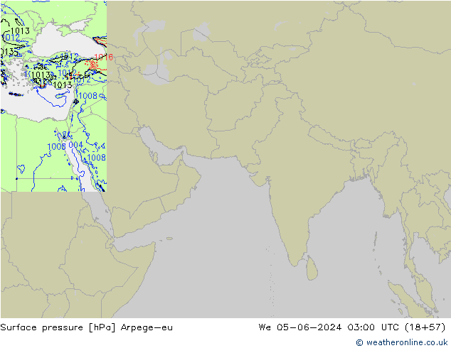 pression de l'air Arpege-eu mer 05.06.2024 03 UTC