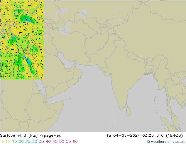 Bodenwind Arpege-eu Di 04.06.2024 03 UTC