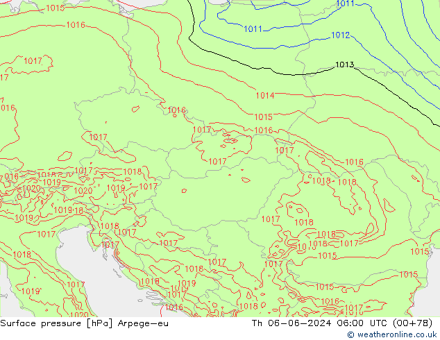 pression de l'air Arpege-eu jeu 06.06.2024 06 UTC