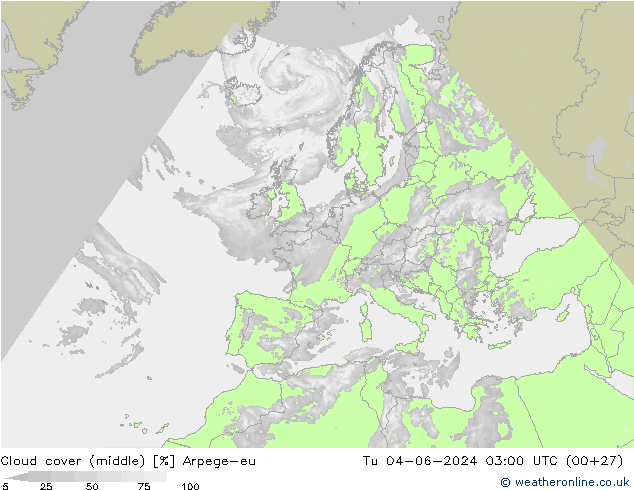 nuvens (médio) Arpege-eu Ter 04.06.2024 03 UTC