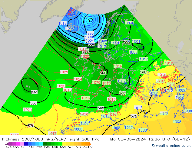 Thck 500-1000hPa Arpege-eu lun 03.06.2024 12 UTC