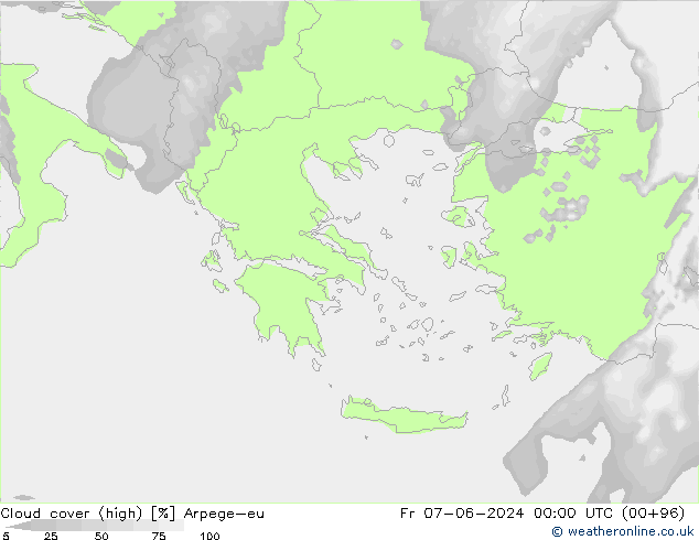 облака (средний) Arpege-eu пт 07.06.2024 00 UTC